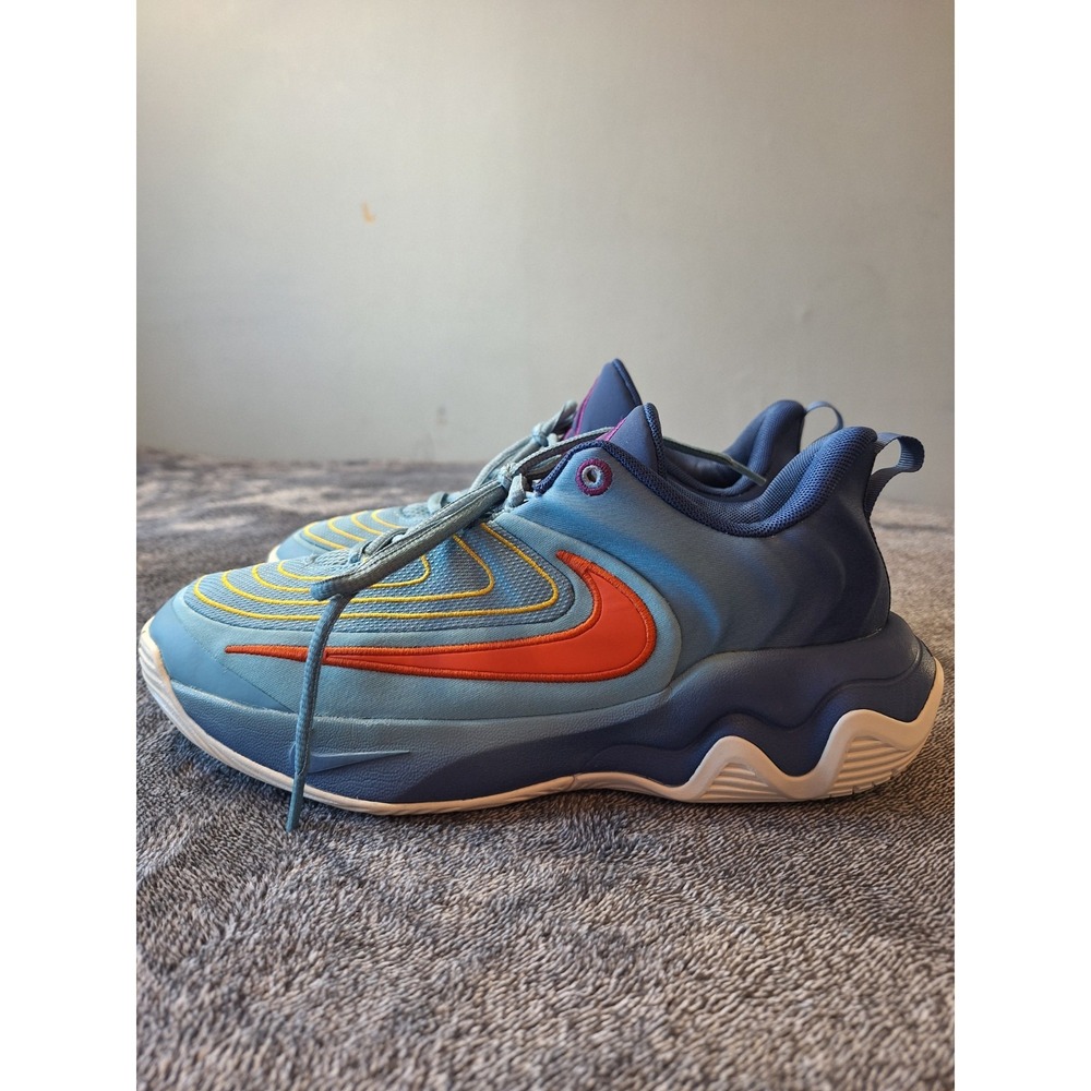 Nike Giannis Immortality 4 GS Sneaker Shoes 6Y Denim Turquoise FZ6734-400 - Picture 4 of 12